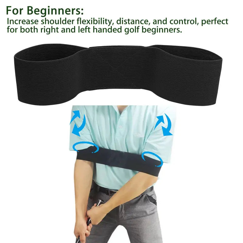 Golf Swing Trainer Arm Band - Improve Your Swing with Professional Elastic Gesture Corrector for Men and Women