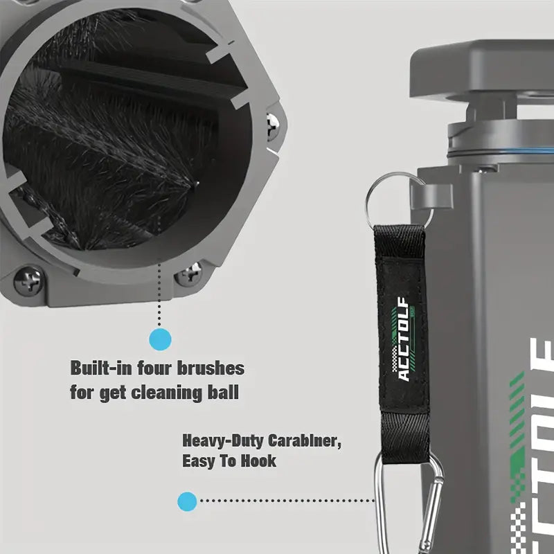 1pc Portable Golf Ball Washer With Hook, Best Golf Accessories Gifts For Men & Women