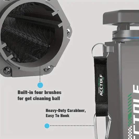 1pc Portable Golf Ball Washer With Hook, Best Golf Accessories Gifts For Men & Women