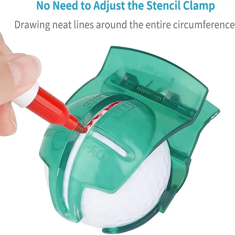 1 pc Perfect Your Putting with Golf Ball Line Liner - Accurately Mark Your Ball for Improved Alignment and Precision