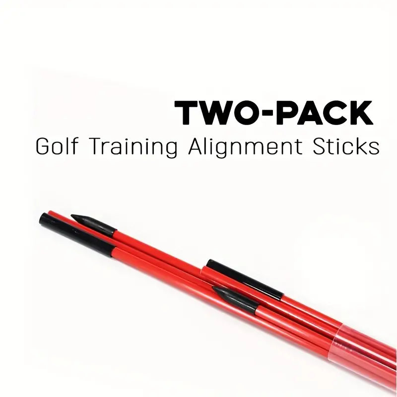 Improve Your Golf Game with Alignment Training Sticks - Perfect for Beginners and Enthusiasts