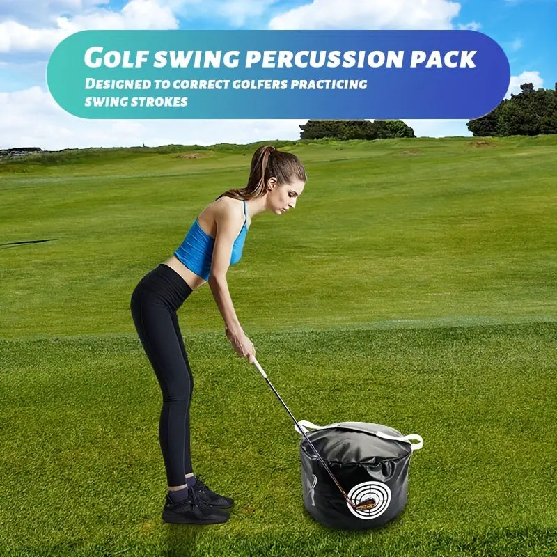 Portable Golf Hitting Bag - Multifunctional Swing Practice Device for Men, Women, and Beginners - Improve Your Golf Game Anywhere