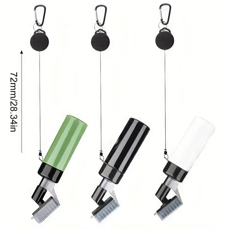 1pc Golf Cleaning Brush, Golf Club Cleaning Tool With Drawstring And Squeeze Bottle, Golf Water Brush For Women And Men