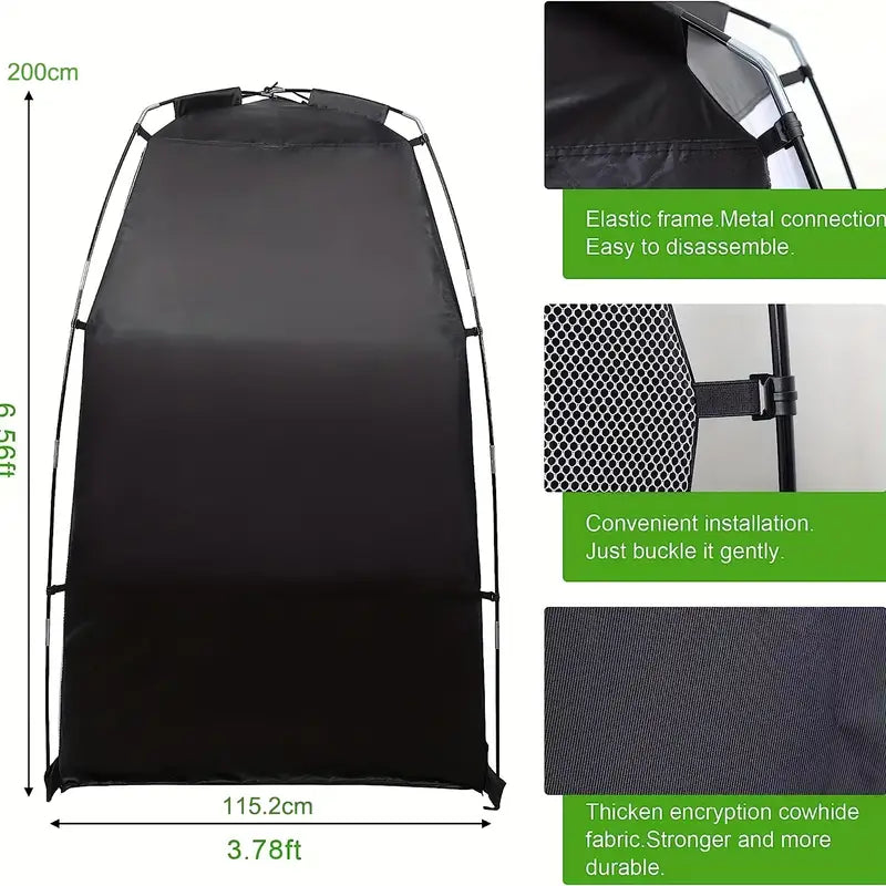 Foldable Golf Practicing Hitting Net, 6.5x3.84" Golf Swing Practicing Cage With Portable Storage Bag For Home Indoor Outdoor Golf Training