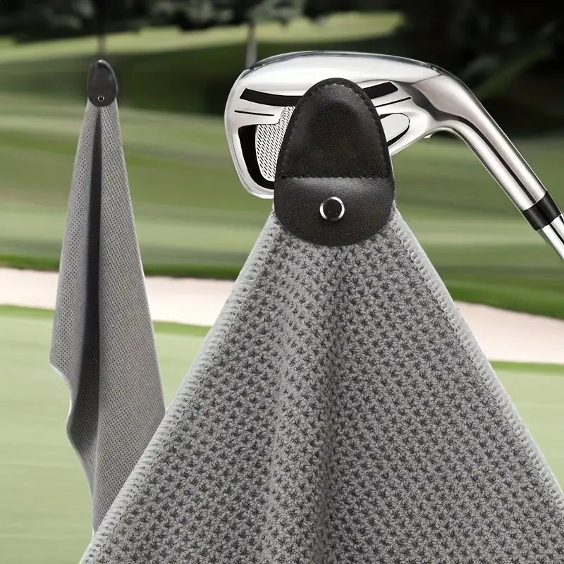 1pc Portable Microfiber Golf Towel With Removable Magnetic Clip, Multifunctional Golf Towel For Golf Lovers