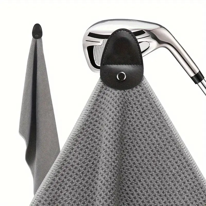 1pc Portable Microfiber Golf Towel With Removable Magnetic Clip, Multifunctional Golf Towel For Golf Lovers
