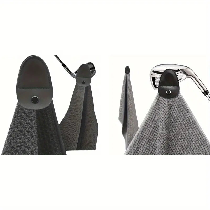 1pc Portable Microfiber Golf Towel With Removable Magnetic Clip, Multifunctional Golf Towel For Golf Lovers