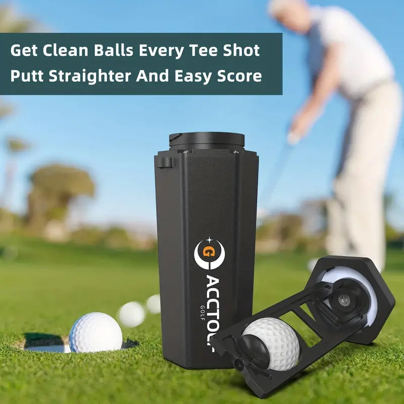 1pc Portable Golf Ball Washer With Hook, Best Golf Accessories Gifts For Men & Women