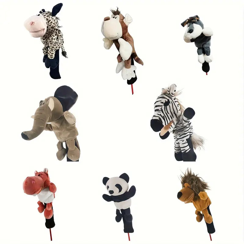 1pc Golf Club Head Covers, Novelty Realistic Animal Headcover Golf Club Protector Gifts For Men Women, Golf Accessories