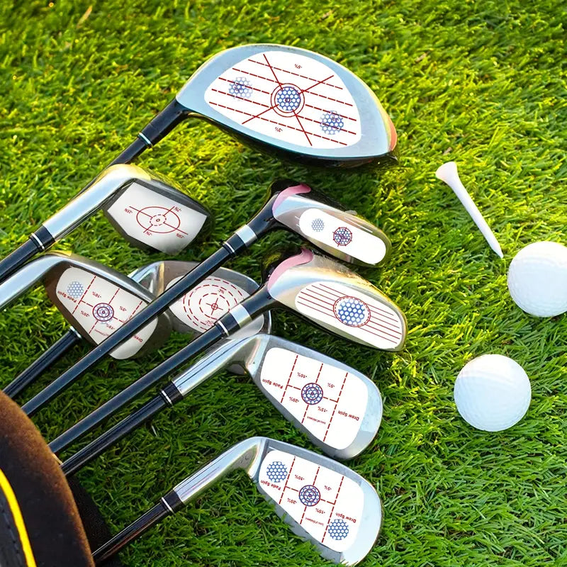 70pcs Precision Golf Impact Tape Labels for Improved Ball Striking Consistency - Sweet Spot Club Impact Stickers for Woods, Irons, and Putters - Golf Swing Trainer Aid