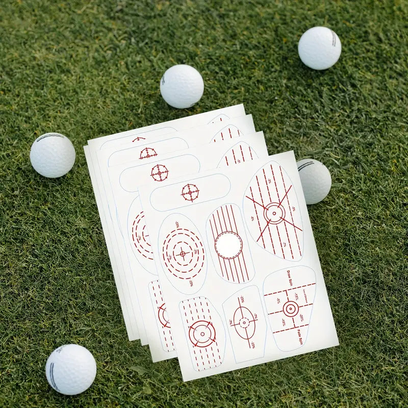 70pcs Precision Golf Impact Tape Labels for Improved Ball Striking Consistency - Sweet Spot Club Impact Stickers for Woods, Irons, and Putters - Golf Swing Trainer Aid