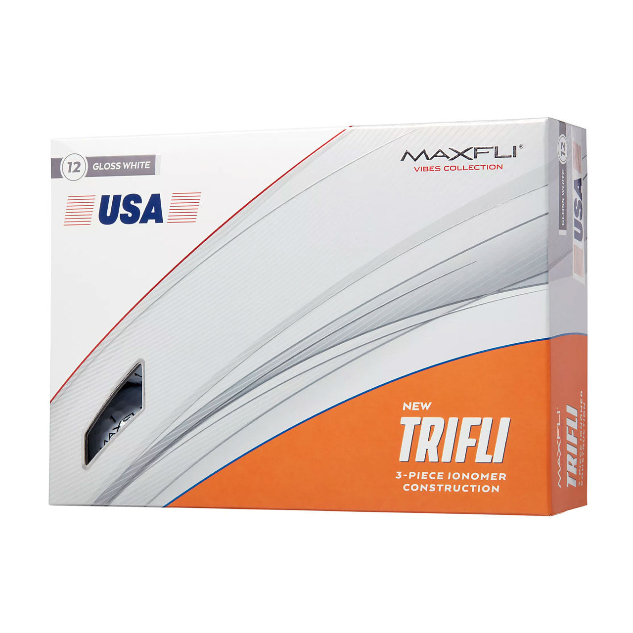 Maxfli TriFli USA Golf Ball - 3 Dozen Pak