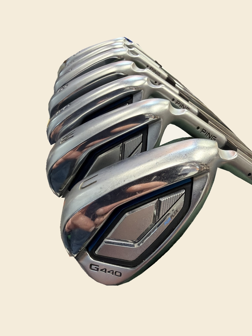 SOLD - Ping G440 Irons | 5-PW, UW | Dynamic Gold MID 115 S300 - actual item photo 1