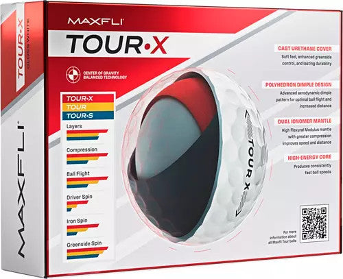 Maxfli 2025 Tour X Golf Balls Dz - MXB0047