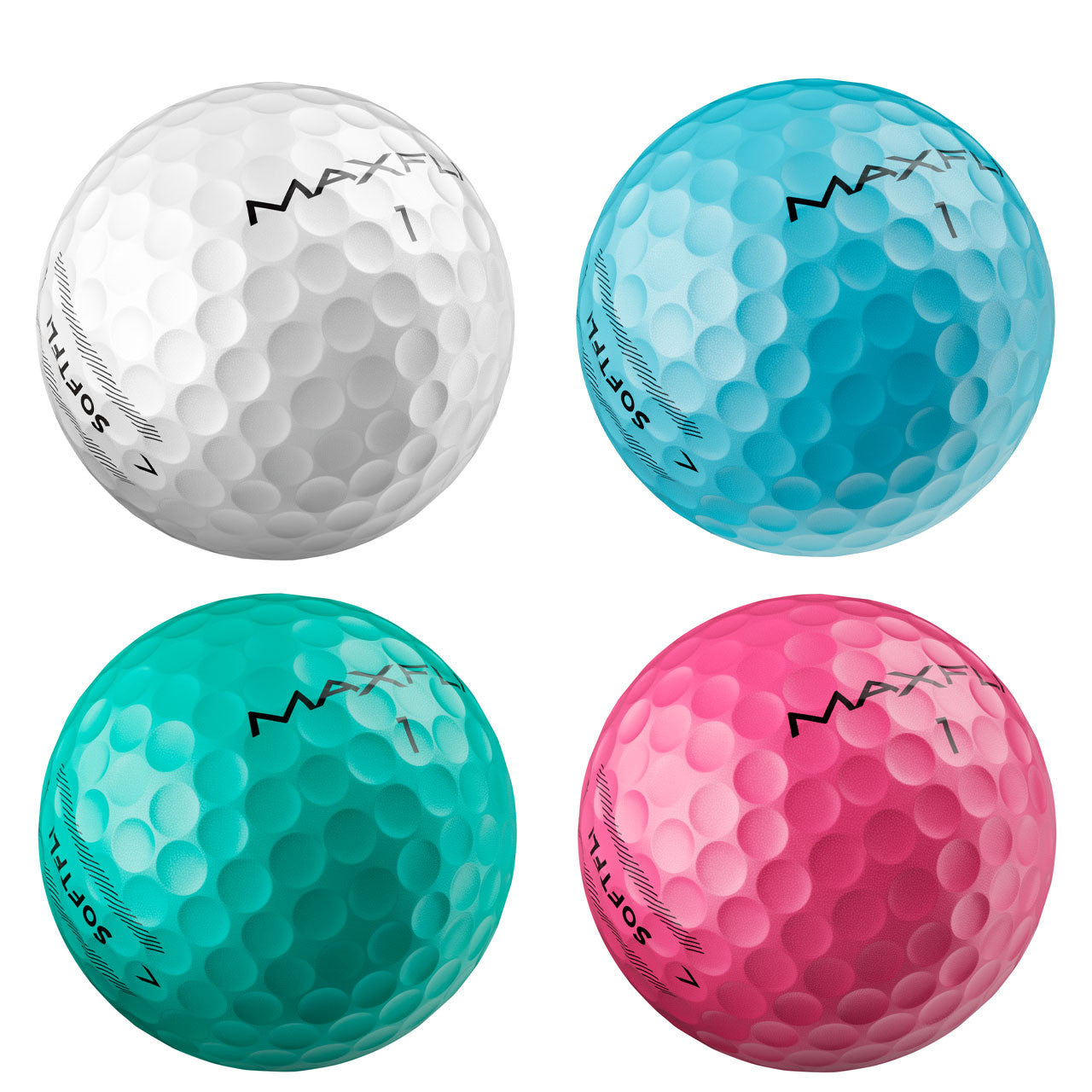 Maxfli 2025 SoftFli Golf Balls Dz - MXB0051